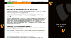 Desktop Screenshot of demo-typo3.org