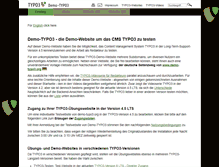 Tablet Screenshot of demo-typo3.org